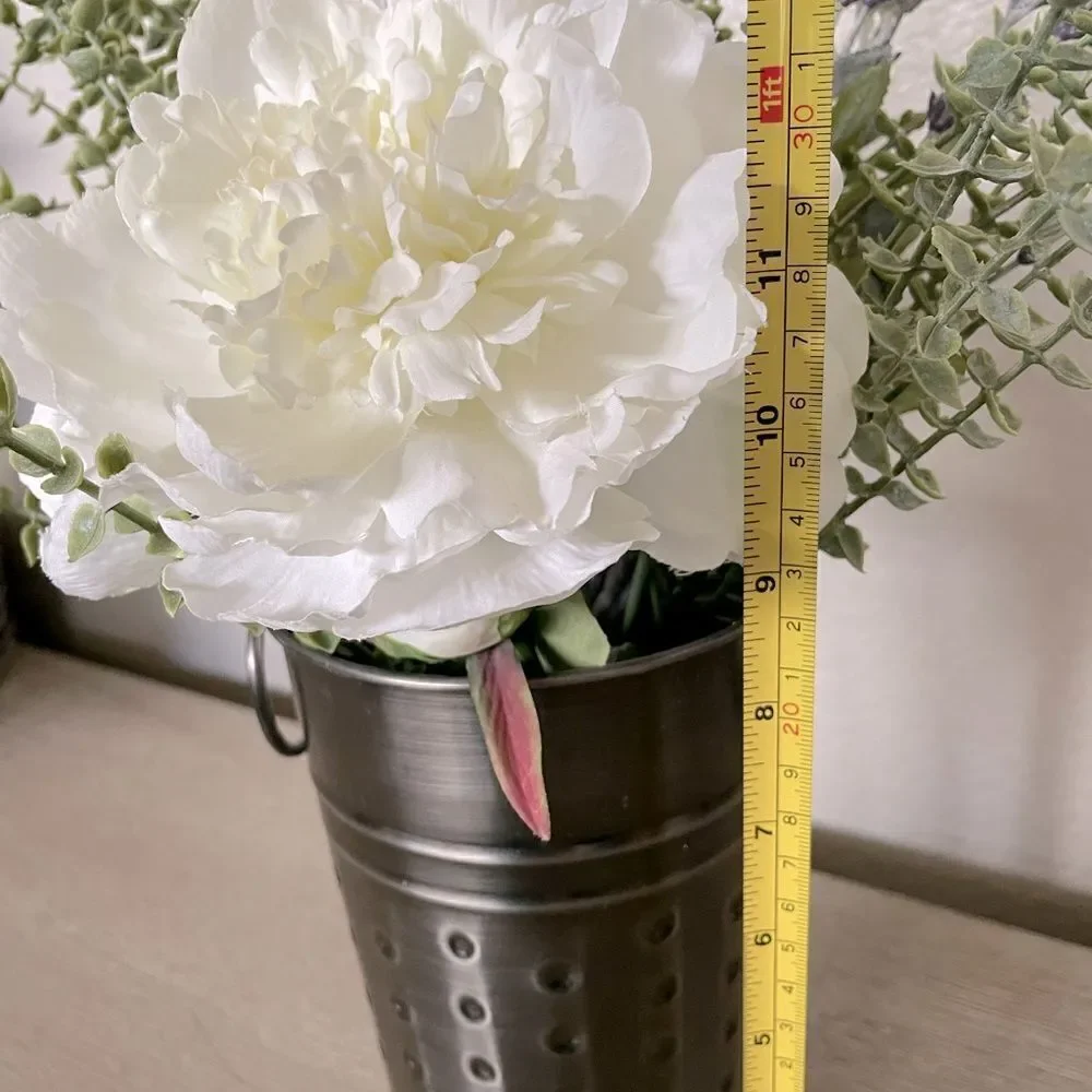 Farmhouse Modern Peony Floral Arrangement